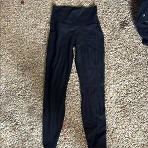 Black High-Waisted Leggings lululemon
